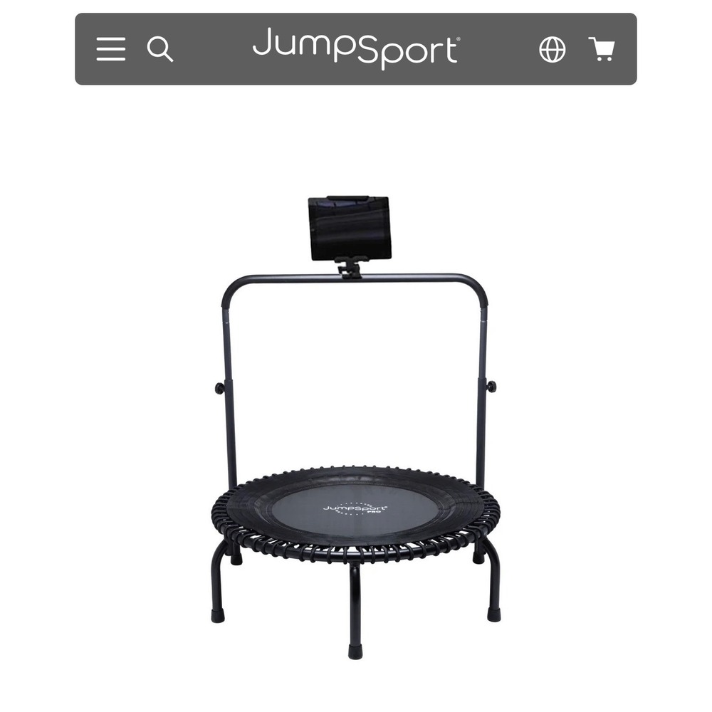 JumpSport Tablet Holder Mount for iBounce and Fitness Trampoline Handle Bars